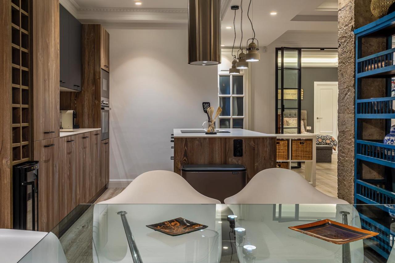 110 M2 Central Apartment In Abando Close To Guggenheim With Parking 毕尔巴鄂 外观 照片