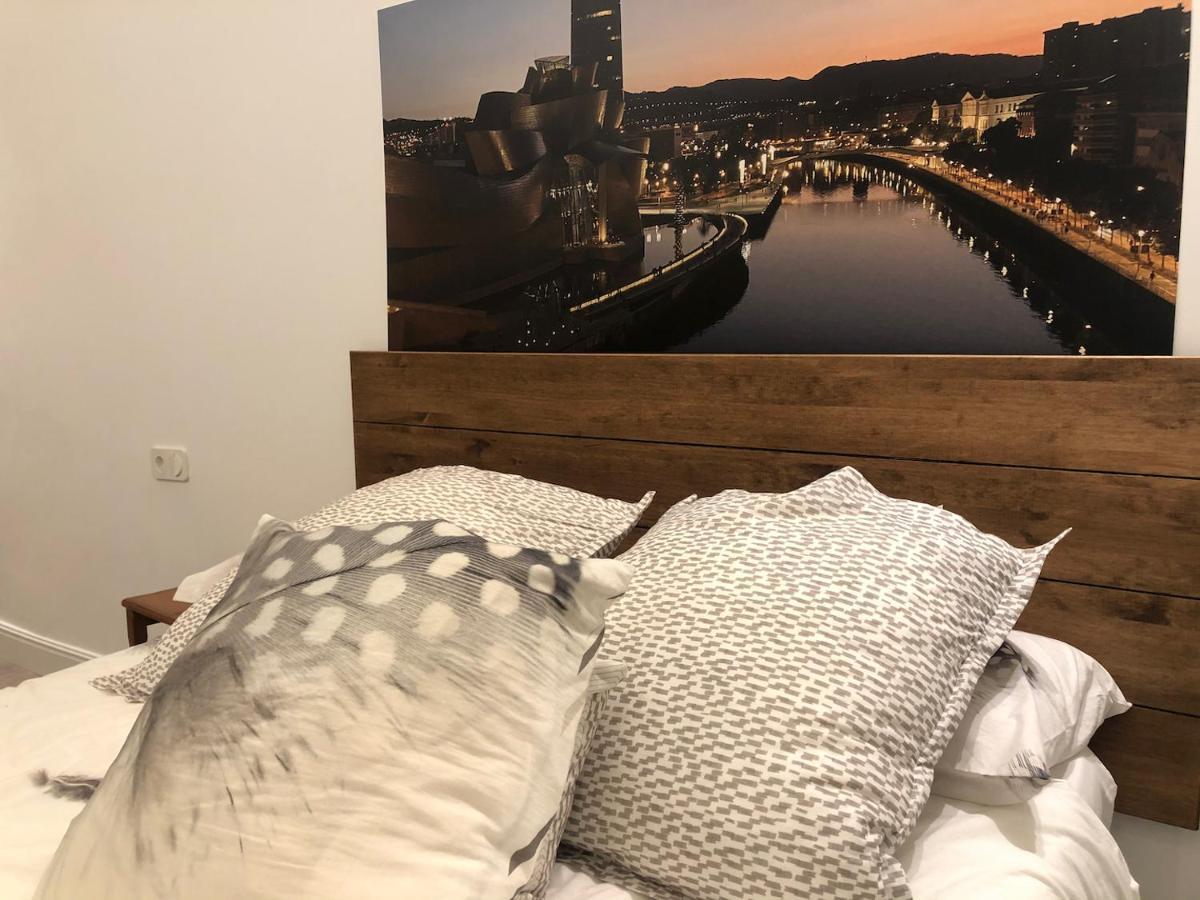 110 M2 Central Apartment In Abando Close To Guggenheim With Parking 毕尔巴鄂 外观 照片