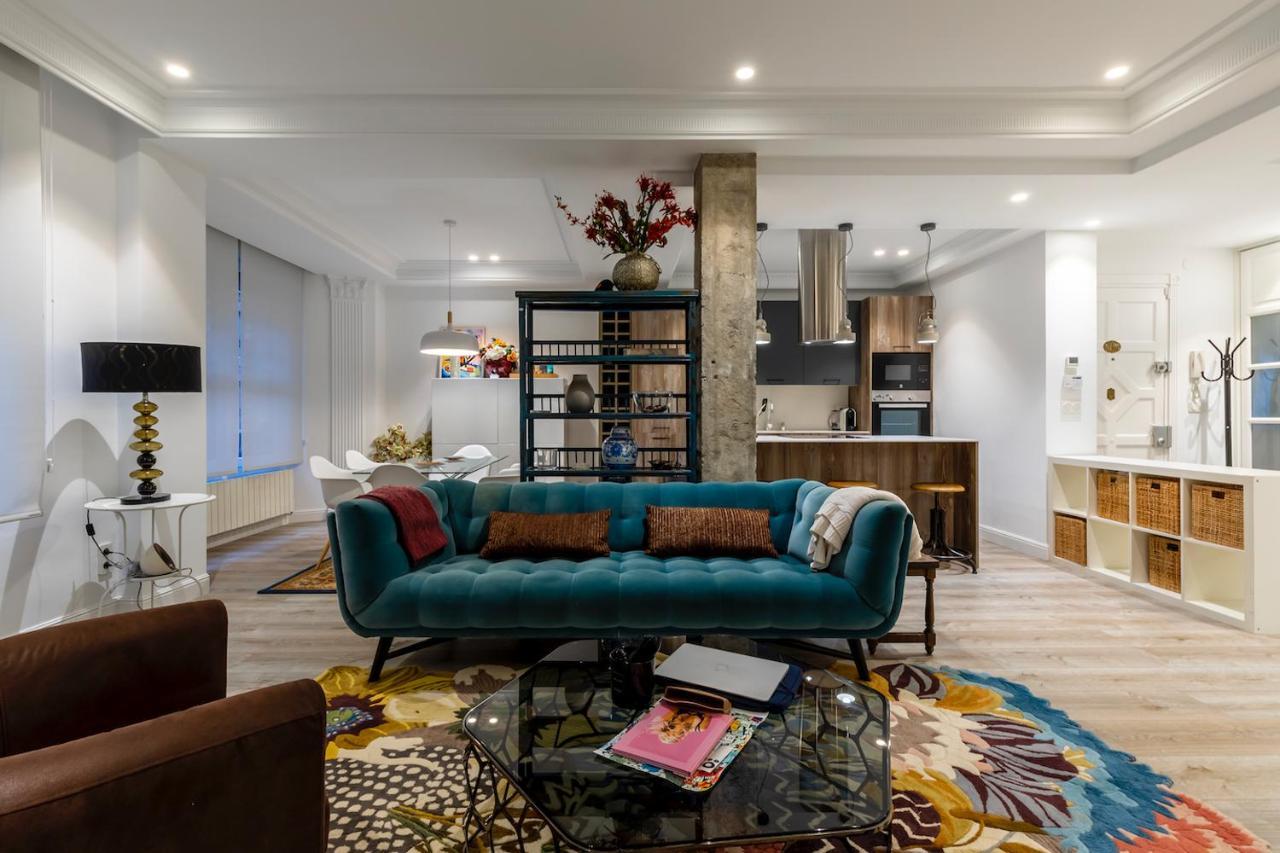 110 M2 Central Apartment In Abando Close To Guggenheim With Parking 毕尔巴鄂 外观 照片