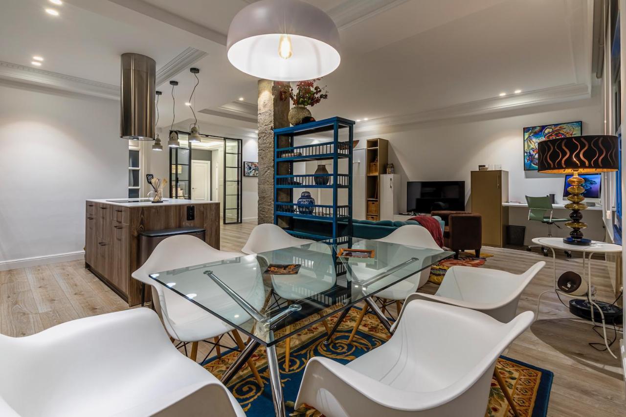 110 M2 Central Apartment In Abando Close To Guggenheim With Parking 毕尔巴鄂 外观 照片