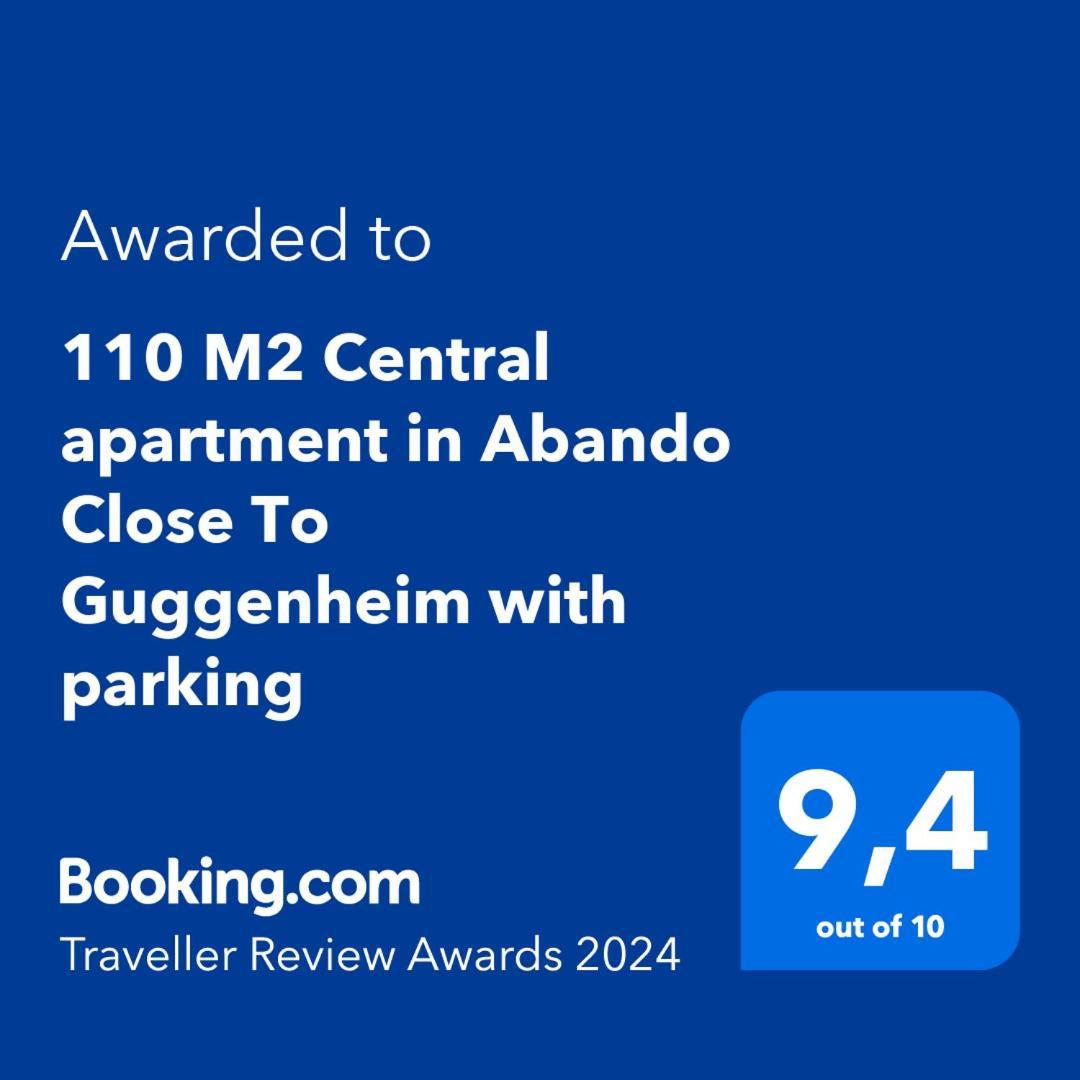 110 M2 Central Apartment In Abando Close To Guggenheim With Parking 毕尔巴鄂 外观 照片